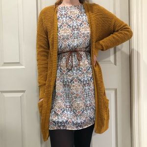 MOSSIMO / MUSTARD CARDIGAN / SIZE S